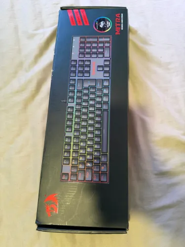 Teclado Redragon Mitra + MousePad Gamer = na Caixa