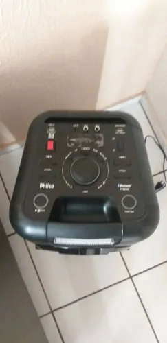 Caixa de som profissional Philco usada funciona...sem defeito