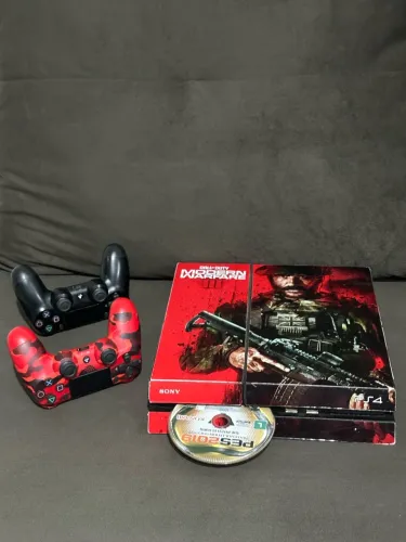 Ps4 Fat 1Tera Personalizado Com dois controles+Jogos!