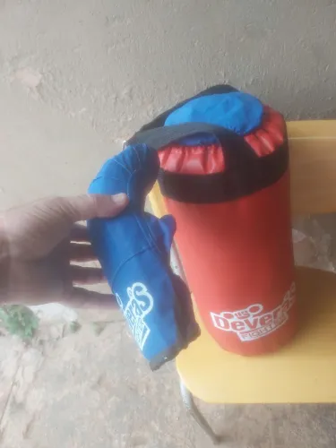 kit de boxe saco de pancada profissional cheio 