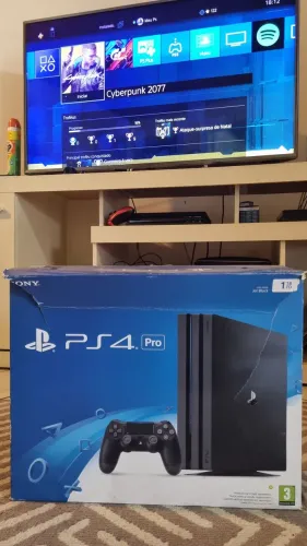 PS4 pro 1TB + Jogo (Ghost of Tsushima)