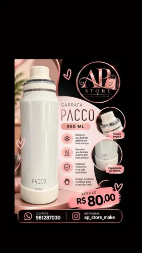 Garrafa térmica Pacco