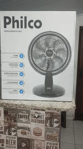 LÍQUID VENTILADOR PHILCO PVT491- 2 OPÇÃO DE USO MESA OU PAREDE