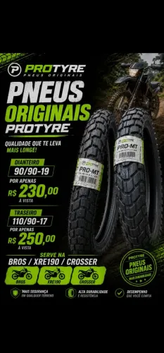 PNEUS NA PROMOÇÃO BROS/XRE190