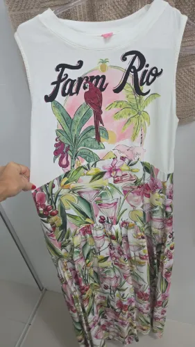 Farm vestido pp veste p.e m
