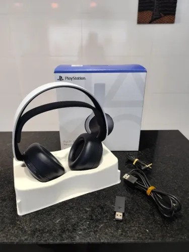 HEADSET SEM FIO PULSE 3D SEM DETALHES, POUCO USO