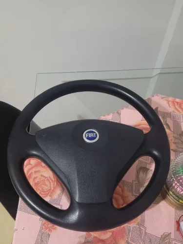 Volante Sem Airbag Fiat Stilo + conjunto de setas e Retrovisor 