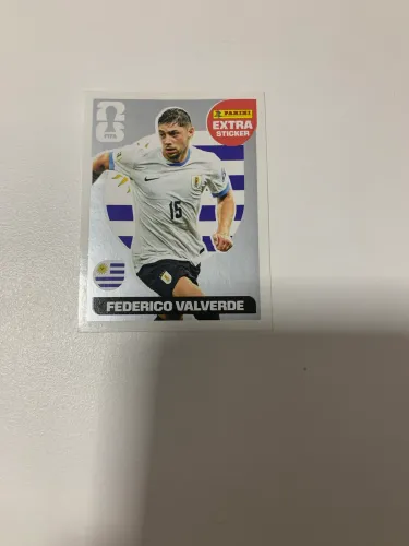 Figurinha legend prata Federico Valverde extra stickers