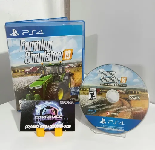 Jogo PS4 Farming simulator. Aqui na LOJA FABGAMES ( Loja física)