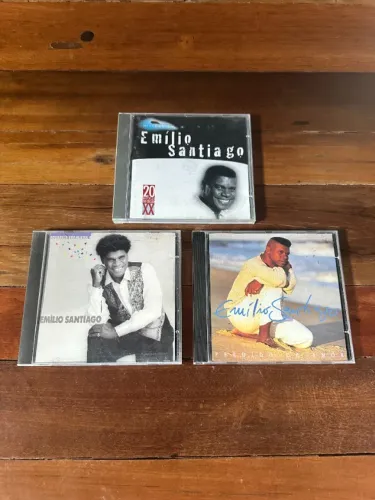 Emilio Santiago - Lote c/ 3 CDS