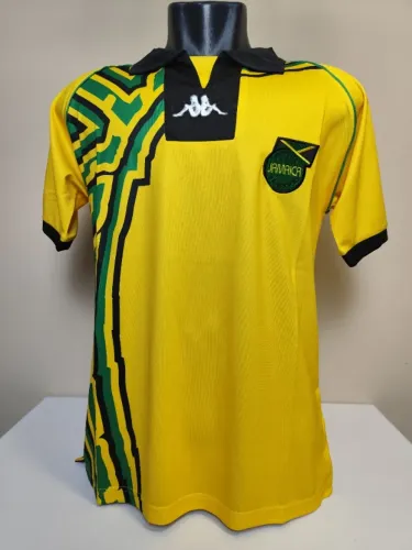 Camisa retro: Jamaica 1998 amarela