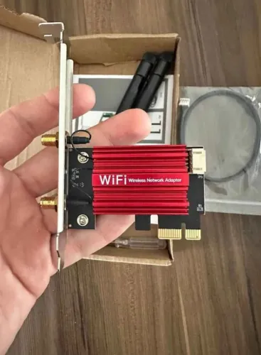 Placa Rede Wifi 5G /Bluetooth *NOVA*