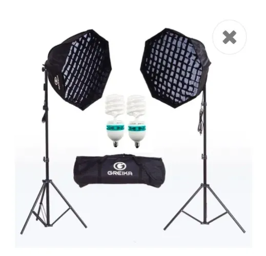 Kit iluminação para estúdio GREIKA.
