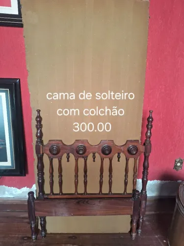 Cama de solteiro com colchão