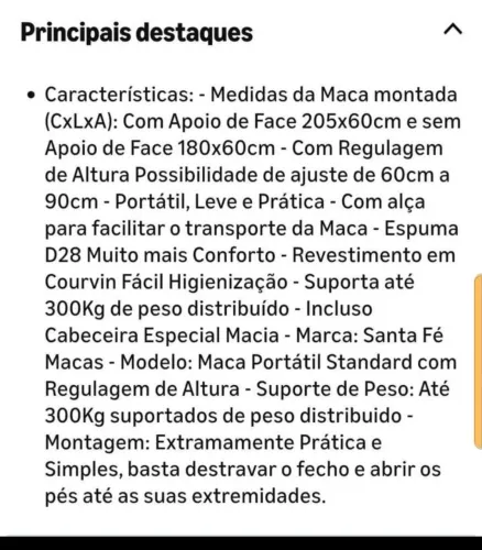 Maca de estética 