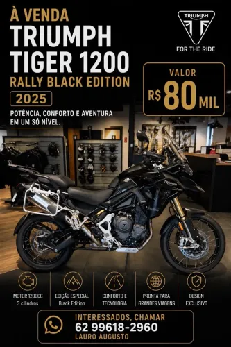 Triumph Tiger 1200 Rally Black Edition 2025