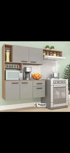 Cozinha  Suspensa LIS 180 cm 5 Portas 1 Gaveta Manchester/Fellicci ACEITAMOS OFERTAS 