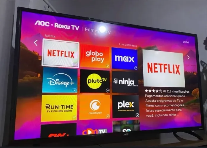 Tv Roku smart 43 polegadas