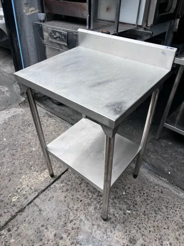 Bancada aço inox c/ paneleiro 60x50