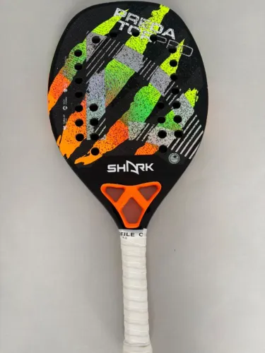 RAQUETE DE BEACH TENNIS SHARK PREDATOR 2025 - USADA