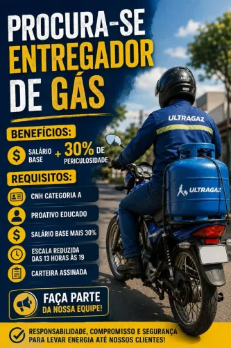Vaga para entregador