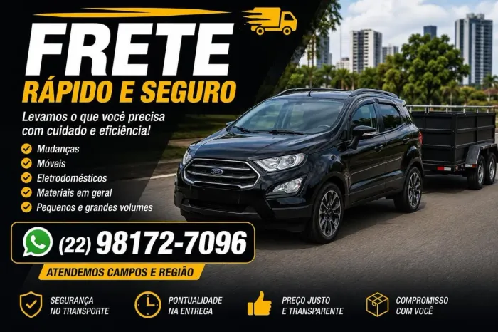 FAÇO FRETE MACAÉ E REGIÃO