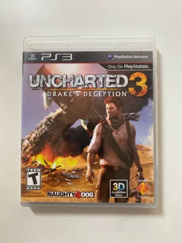 Jogo Uncharted 3 Deakes Deception PS3 Original e Completo