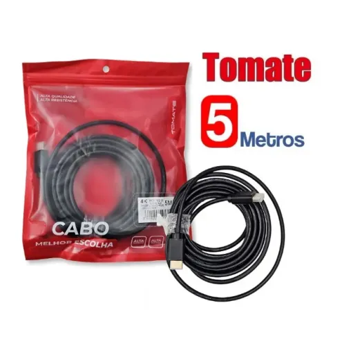 Cabo Hdmi 4K 5 metros Tomate