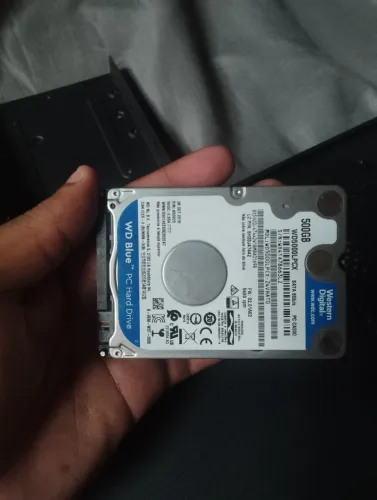 HD EXTERNO DE 500GB LIMPO E NUNCA USADO