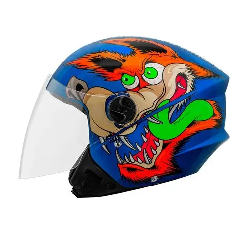 Capacete coyote número 58 e 60