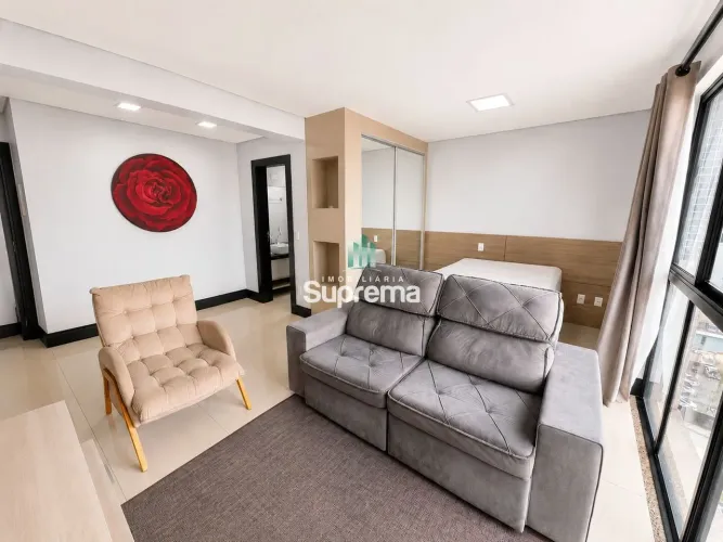 LOFT NO CENTRO, 100% MOBILIADO, 39M²