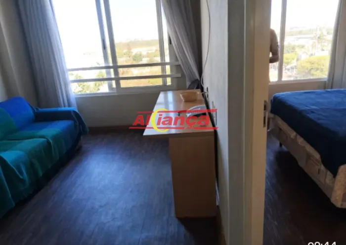 Apartamento 1 dormitório com vaga no Mercure - Centro, Guarulhos/SP