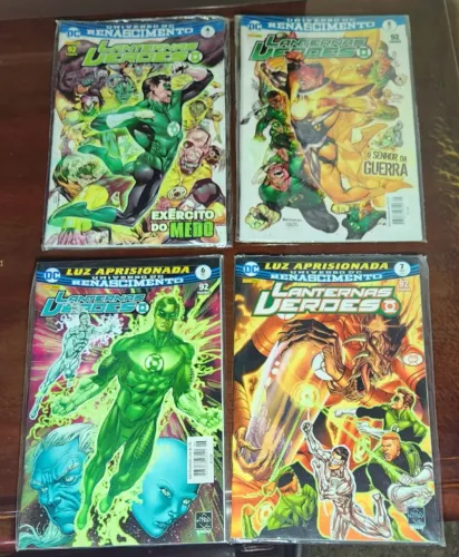 HQ Lanternas Verdes - Lote 18 revistas DC Renascimento