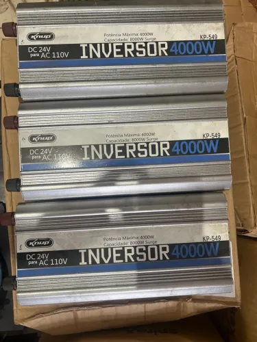 Vendo 3 inversores e uma fonte 24v usina .