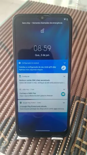 Motog9 play 64gigas ótimo estado de conservação