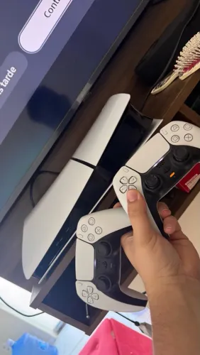 Ps5 slim 2 controles + jogos