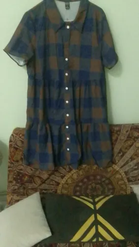 Vendo vestido xadres , tendencia desse inverno 2026.Peça tamanho unico. 