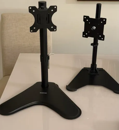 Suportes de Mesa Articulados Brasforma p/ Monitor - Base de Apoio (Sem Furos)