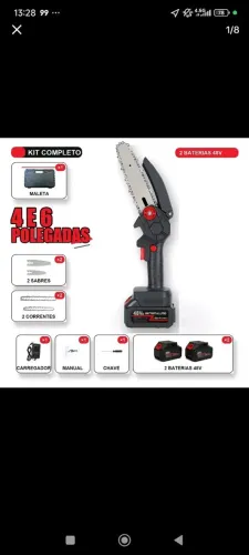 Moto serra portátil 