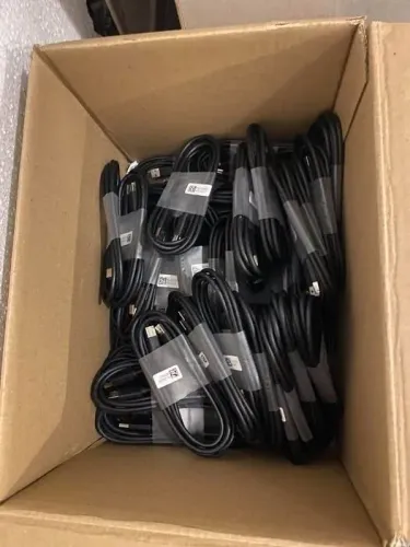 lote com 50 Cabos Usb 3.0 Para Tipo B Impressora dell 2 Metros Preto
