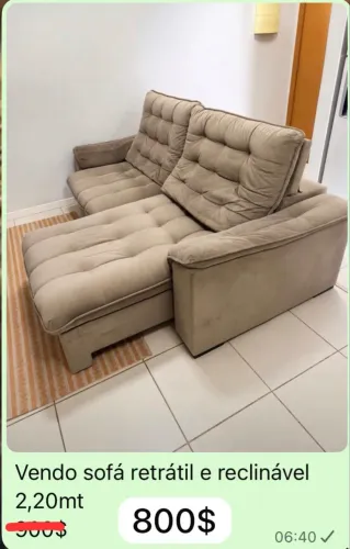 Sofá retrátil
