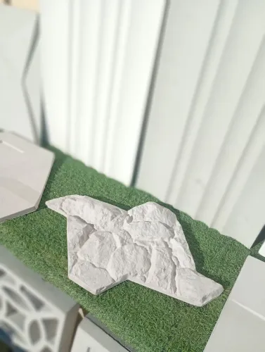 Revestimento modelo pedra natural em concreto
