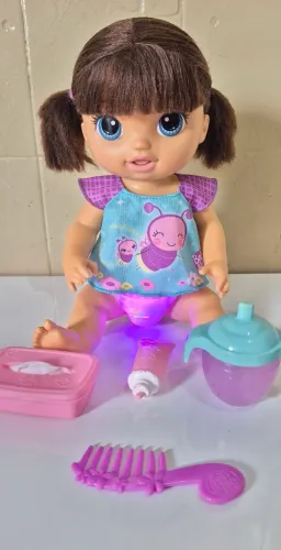 Boneca baby alive fraldinha magica