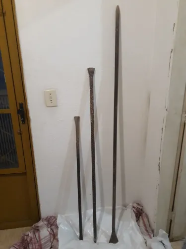 Talhadeira E ponteira de ferro