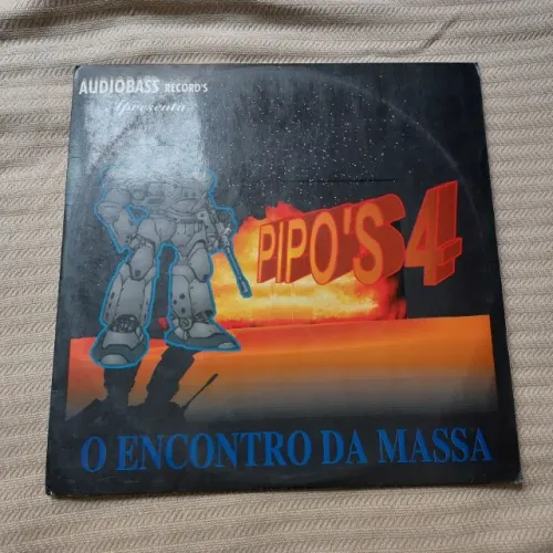 Disco De Vinil Pipo's O Encontro Da Massa Vol 4 Original 1995 Audio Bass Records Excelente