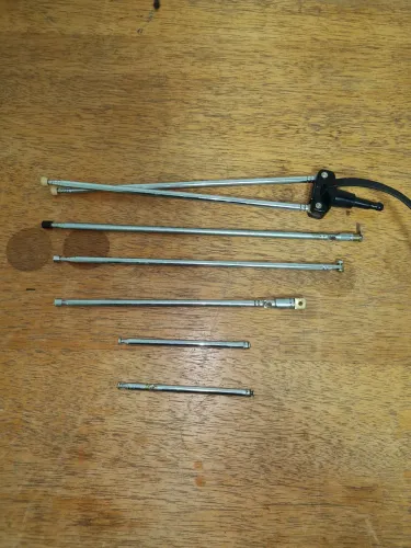 Antenas de rádios antigas lote 1, 6 unidades