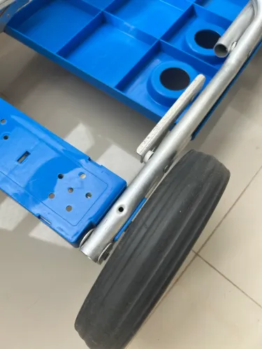 Carrinho de praia com extensor para caixa térmica 