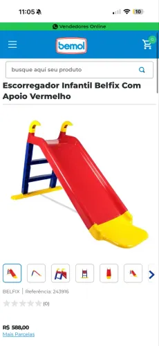 Escorregador infantil 
