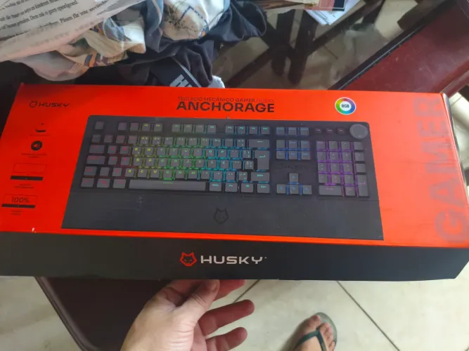 Teclado husky mecânico gamer