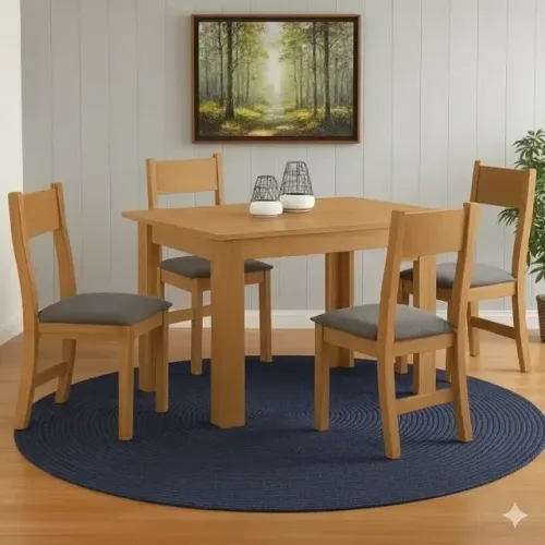 Mesa de Jantar 4 lugares elegance frete gratis